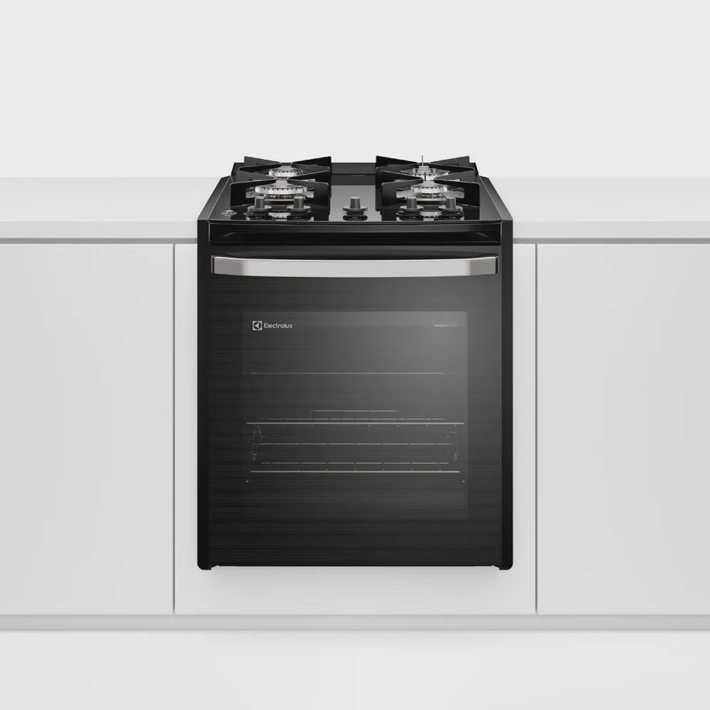 Fogão 4 Bocas de Embutir Electrolux Experience Preto Mesa em Vidro - Bivolt - Fe4bp
