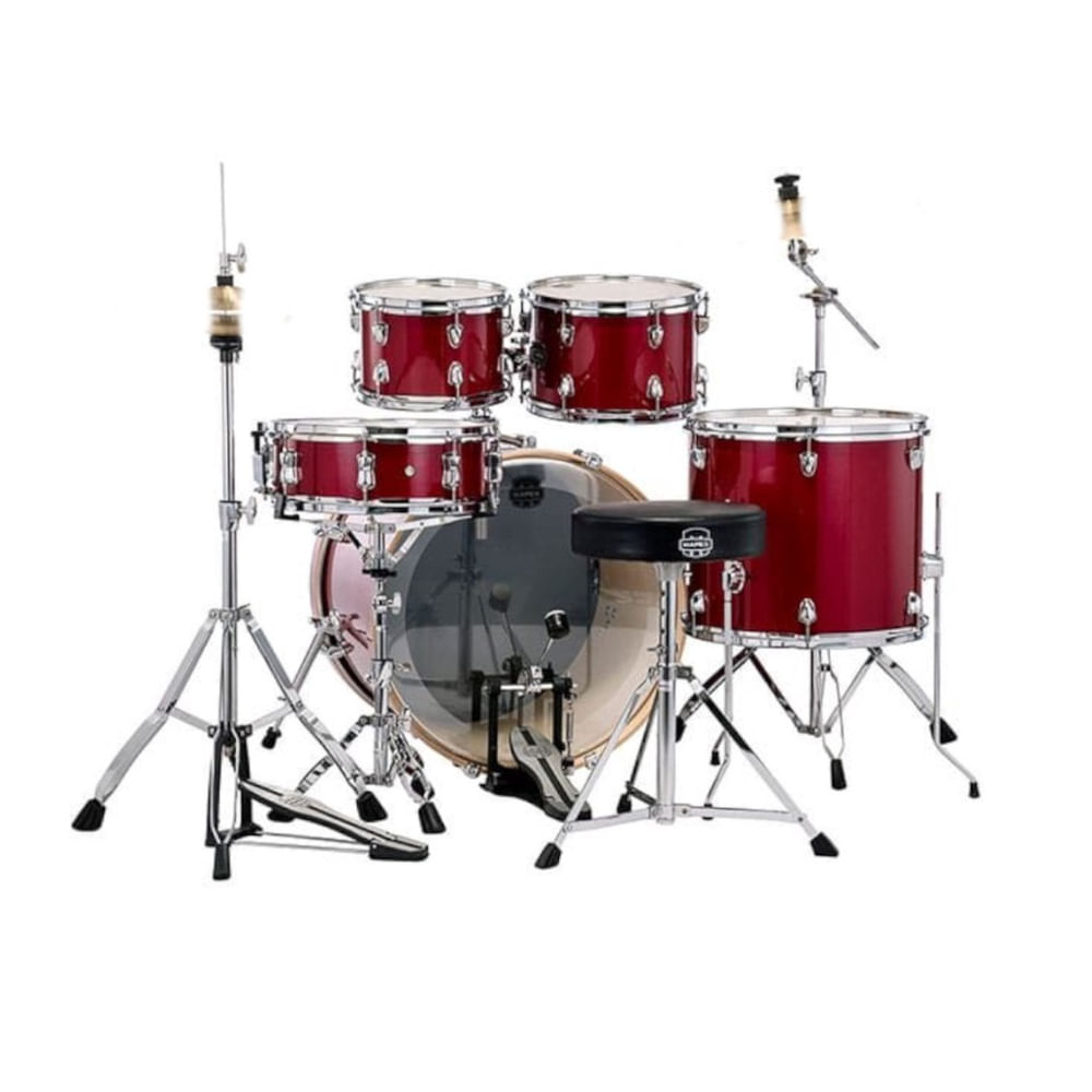Bateria mapex venus VE5045FT vm 20/14/12/10/14 crimson red sparkle