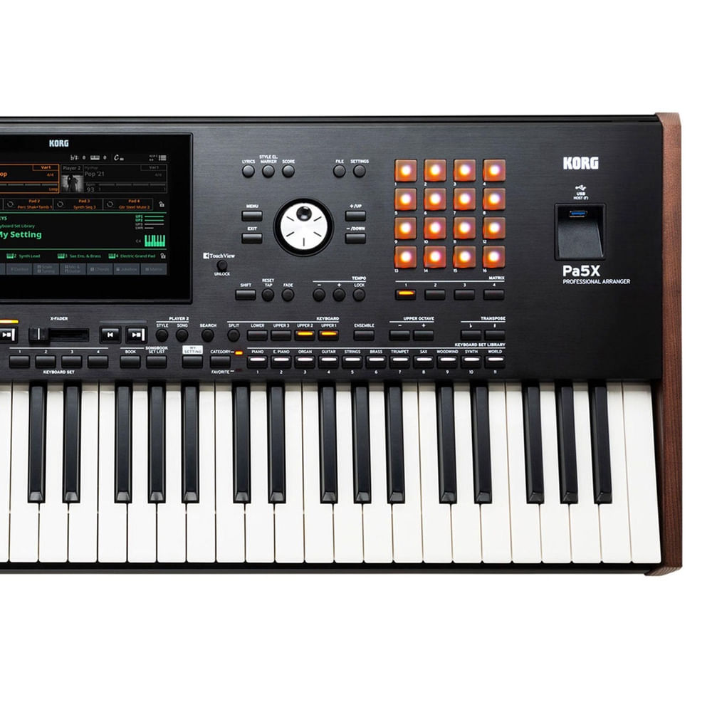 Teclado Korg Pa5X 61 Teclas Arranjador em Promoção | Ofertas na