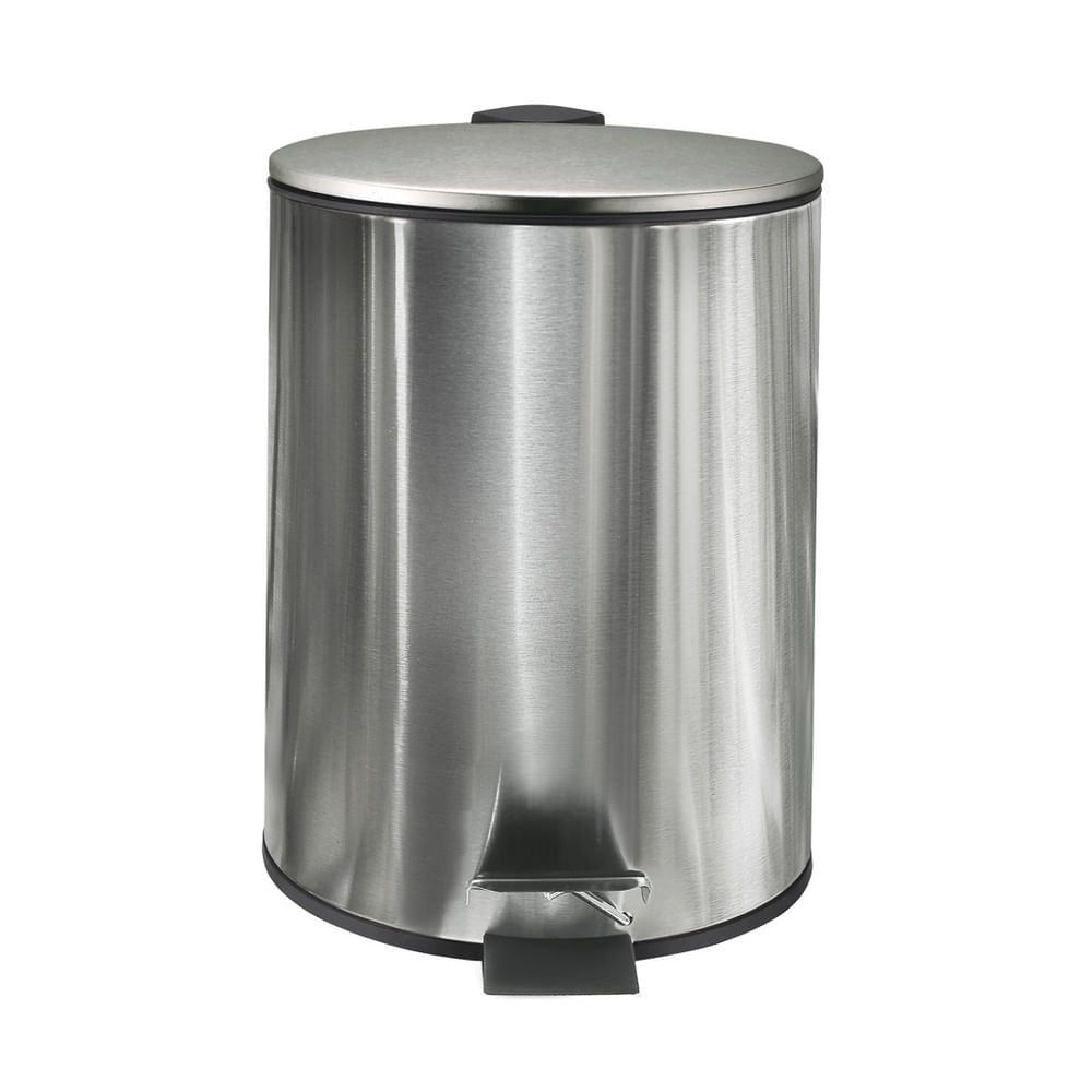 Lixeira Aço Inox 5L Casual Home Soft Close com Pedal