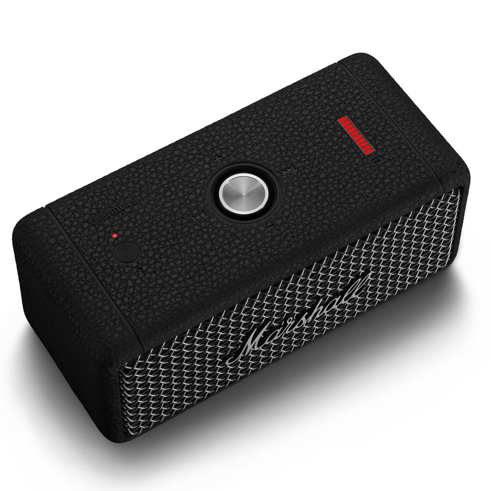 Alto-falante Bluetooth portátil Marshall Emberton ii preto/aço em