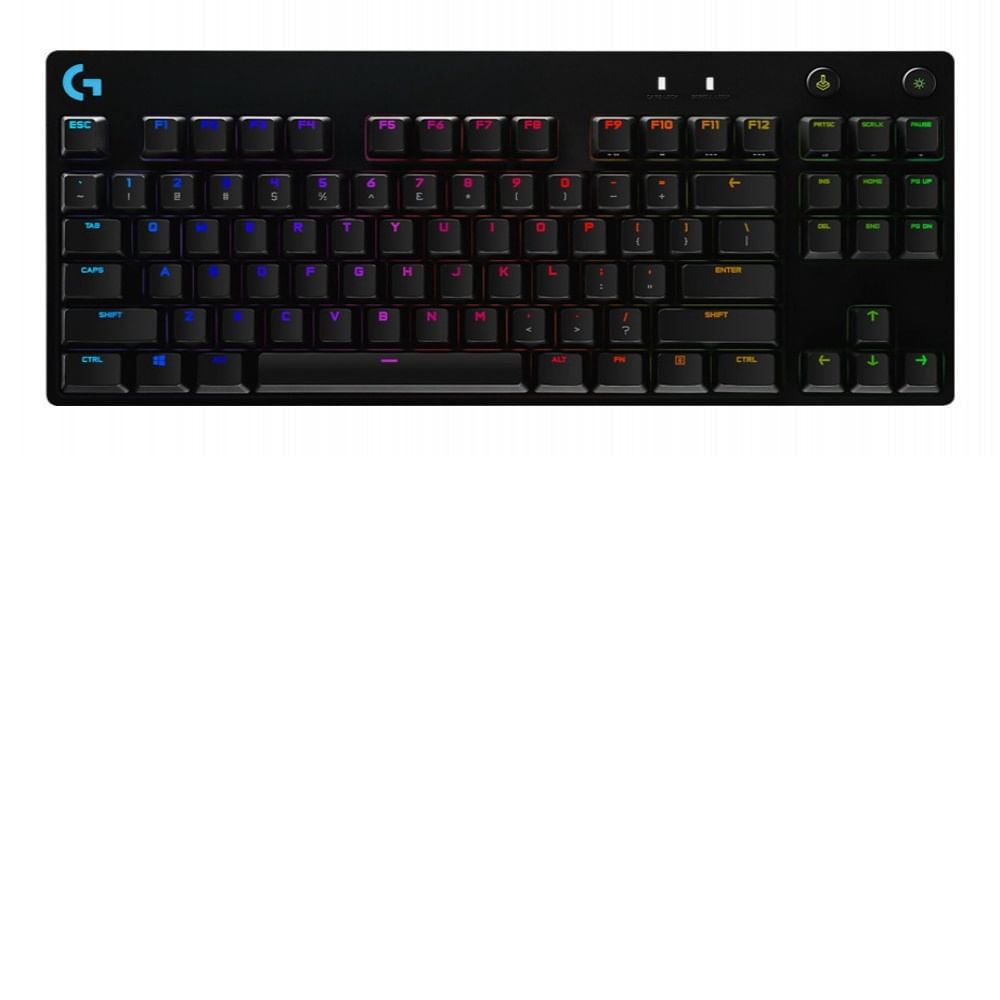 Imagem do produto Teclado Mecânico Gamer com fio Logitech G Pro Switch Blue Clicky em Americanas