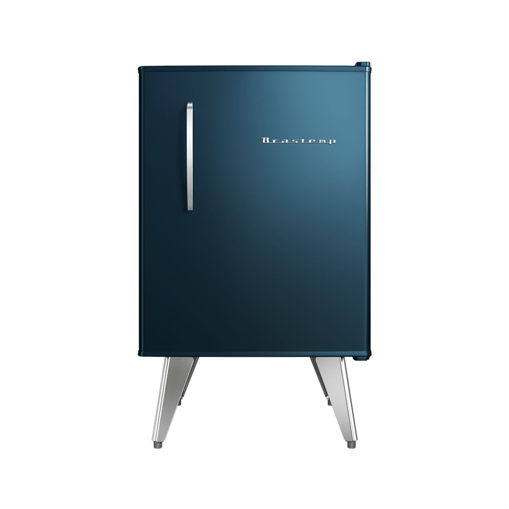 Geladeira/refrigerador 76 Litros 1 Porta Midnight Blue Retrô - Brastemp - 220v - Bra08hzbna