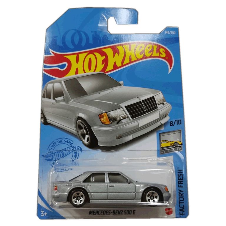 Hot Wheels Mercedes Benz 500 E Cinza Factory Fresh Mattel em