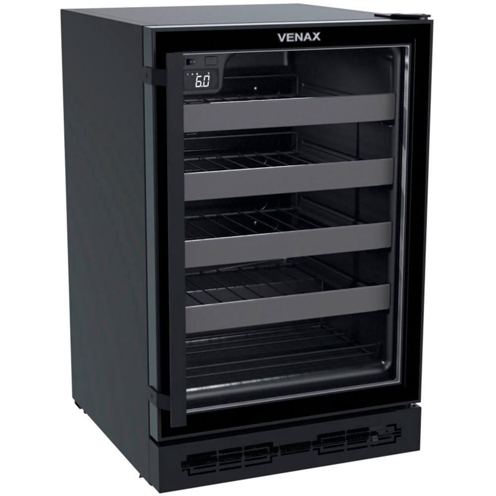 Adega Venax Preto - 24 Garrafas - 110v - Cave In 100