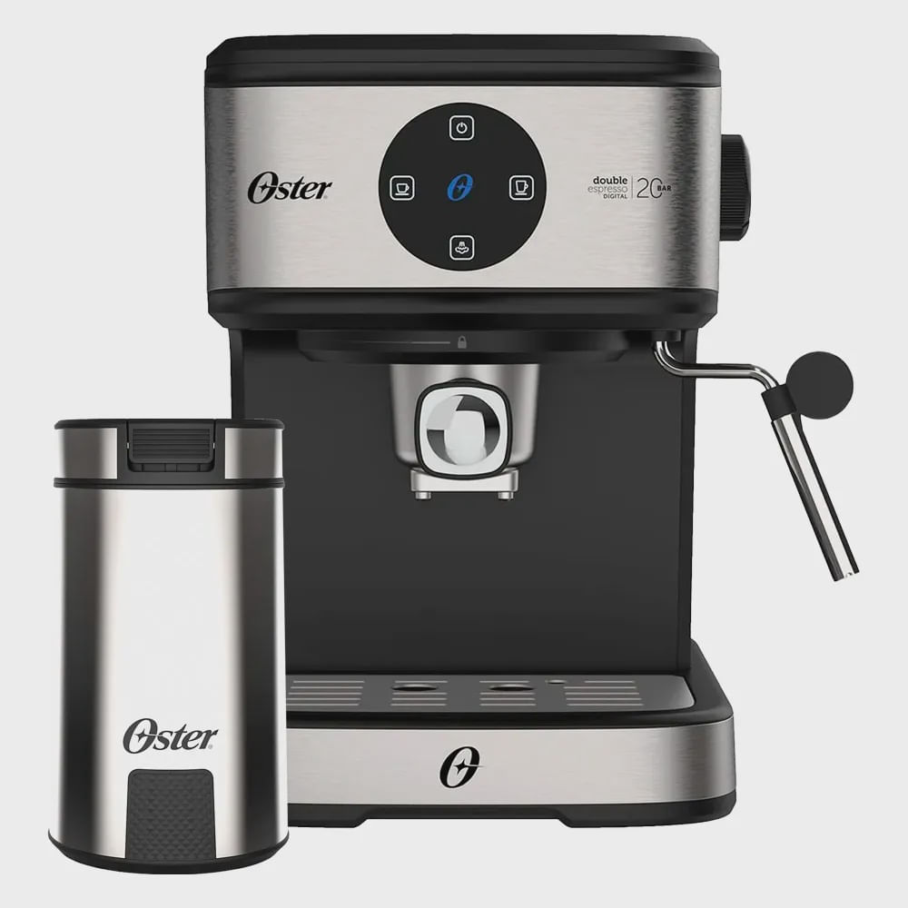 Cafeteira Expresso Oster Double Inox 220v - Kitost95