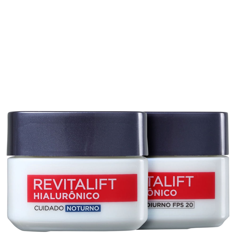 Kit L'Oréal Paris Revitalift Hialurônico Dia e Noite