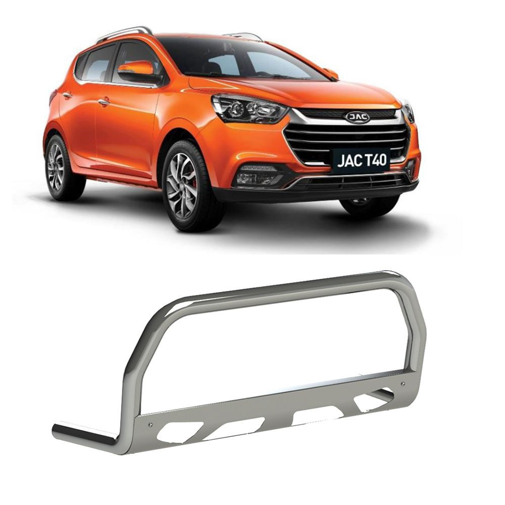 *p(R)ojectR® Parachoque de Impulsão jac T40 2017 2018 2019 20 Cromo Chapa em