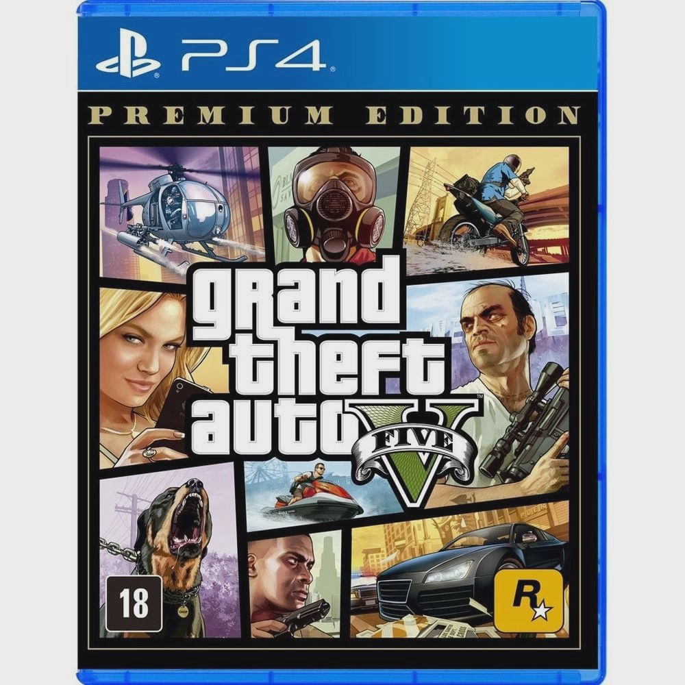 Imagem do produto Grand Theft Auto V: Premium Edition PS4 - Físico em Americanas