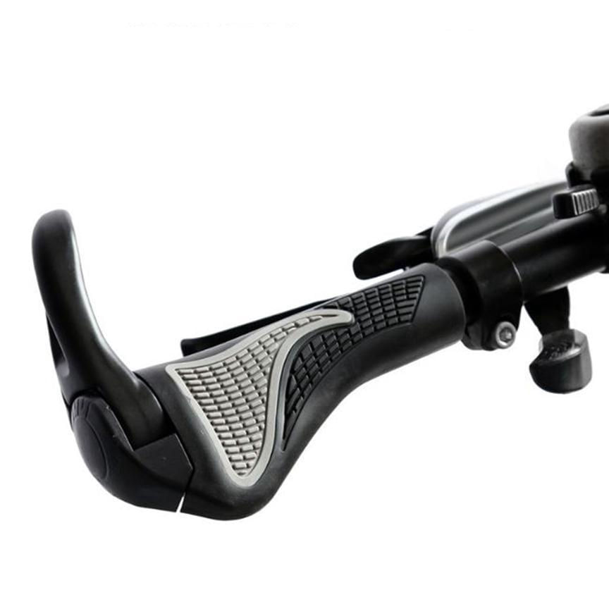 Manopla Punho Anatômico Com Bar End Apoio De Guidão Bike M2