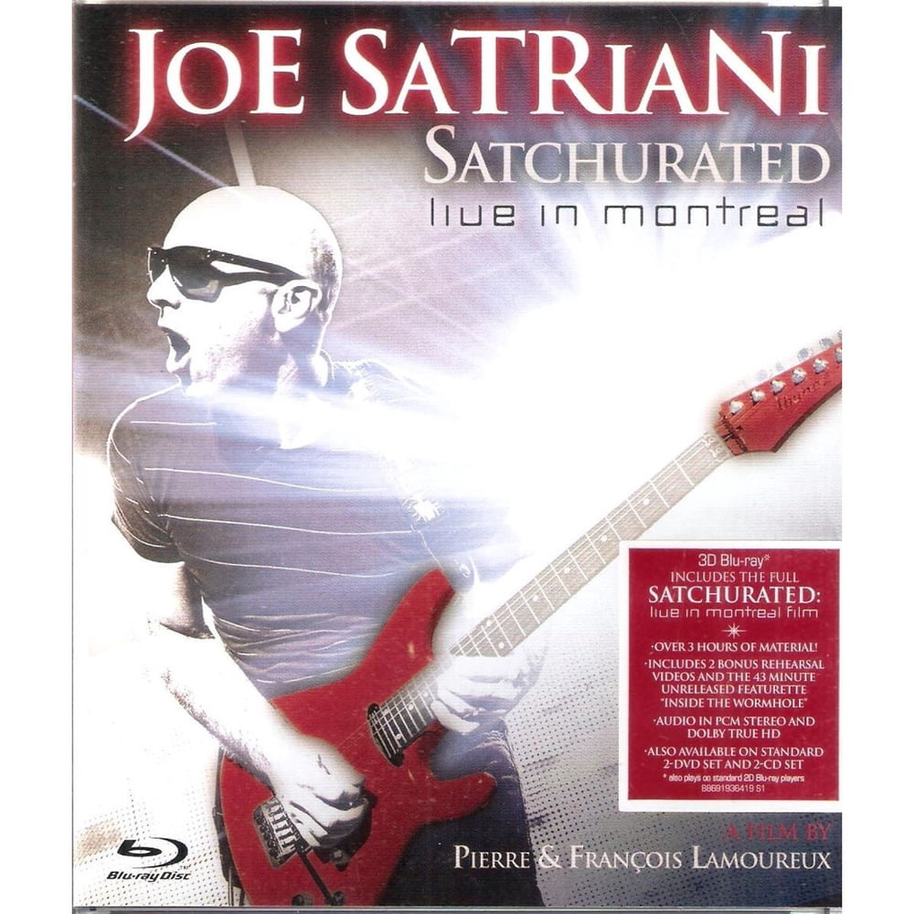 【Blu-ray】JOE SATRIANI / SATCHURATED Blu-ray Joe Satriani - Satchurated Live In Montreal em Promoção