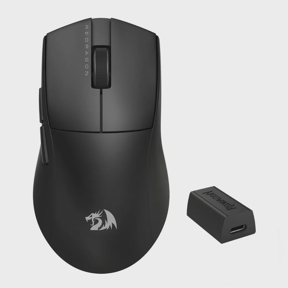 Imagem do produto Mouse Gamer sem fio Redragon King Pro 4K Preto - M916-PRO-4k em Americanas