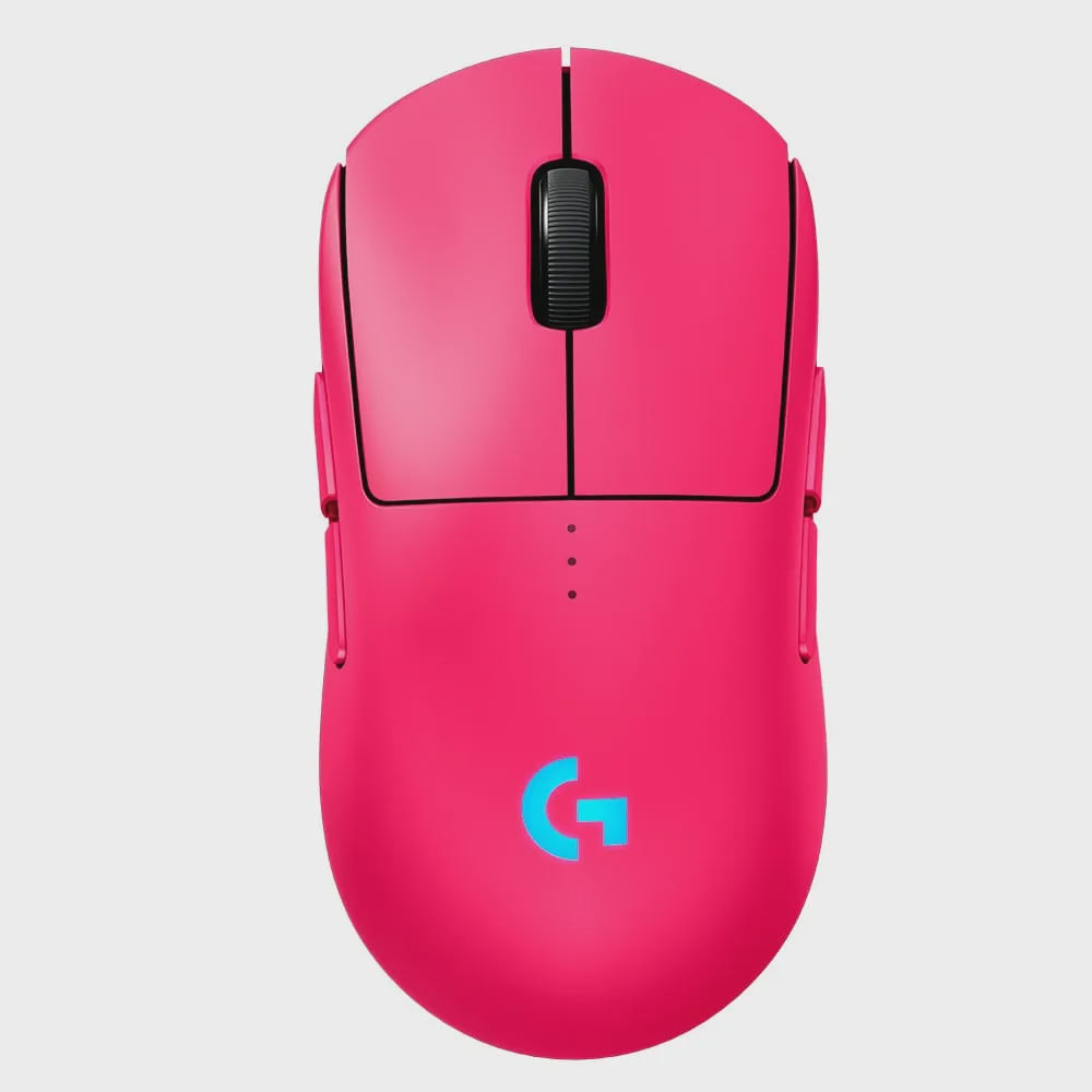 Imagem do produto Mouse Gamer sem fio Logitech G Pro 2 Lightspeed - Rosa/Magenta em Americanas