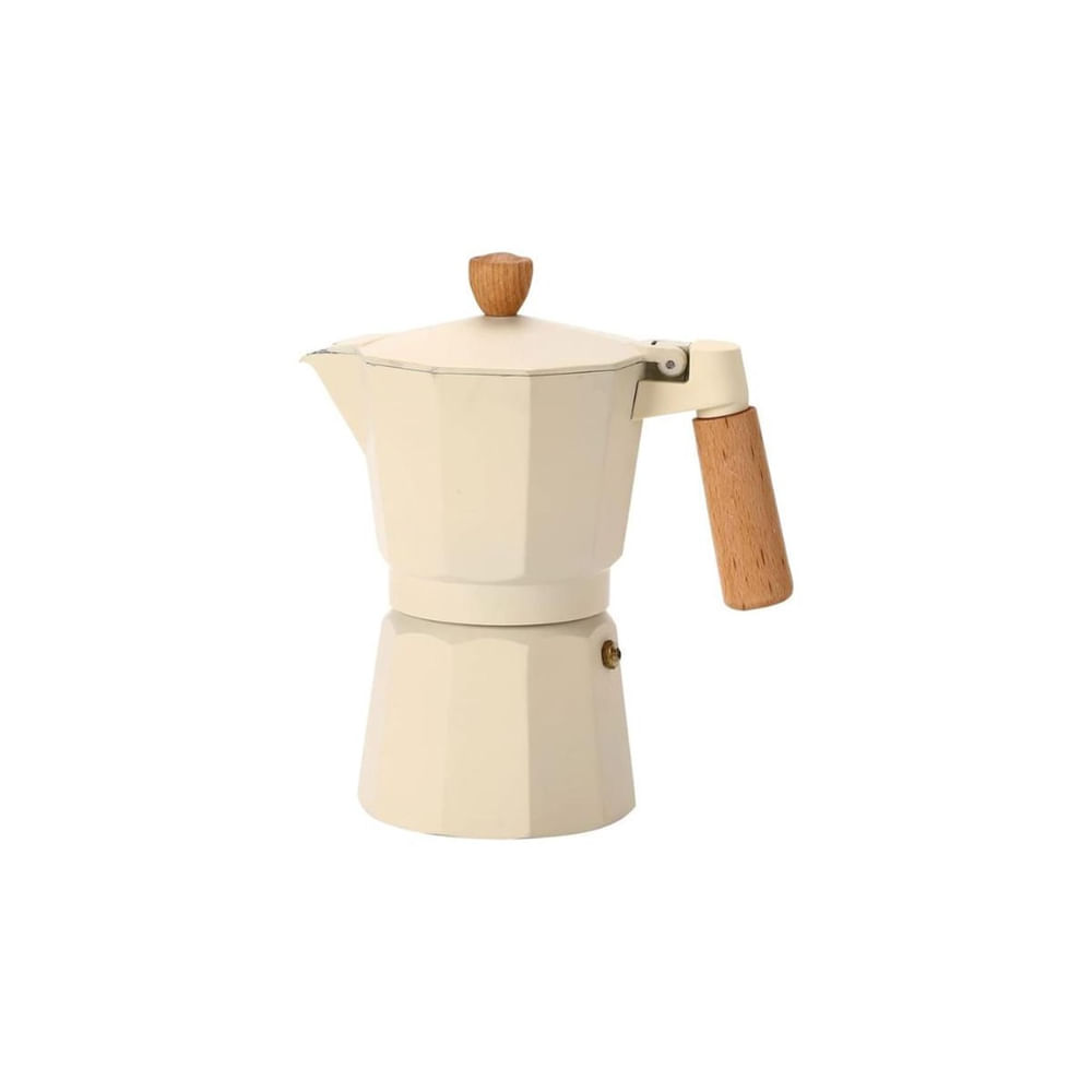 Cafeteira Italiana Hauskraft 300ml Bege