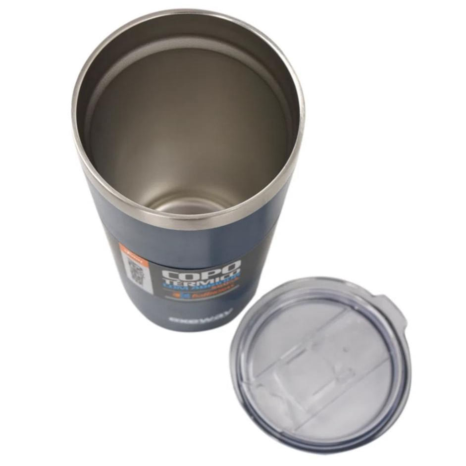 Copo Térmico Exeway Com Abridor 560Ml Azul em Promoção | Ofertas