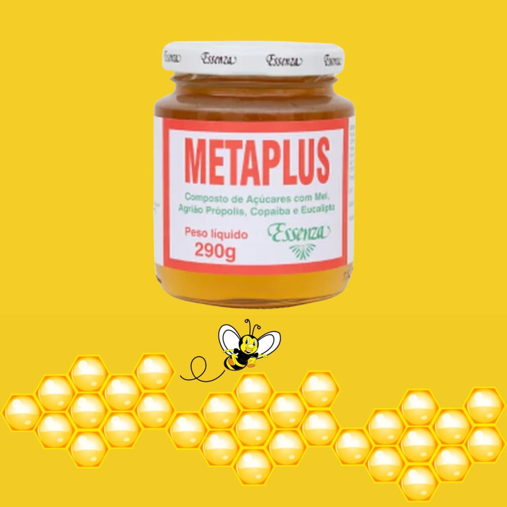 Suplemento Metaplus, Própolis, Mel Copaiba 270g - Essenza